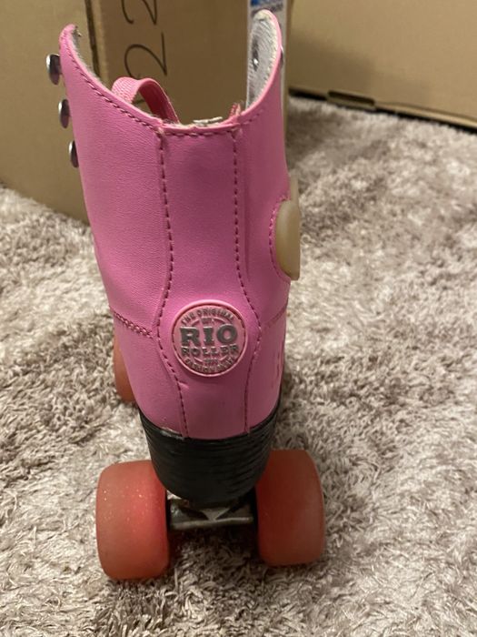 Wrotki Rio Roller rozowe r 35,5