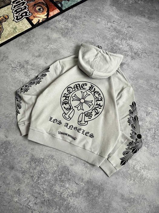 Оверсайз Худі Chrome Hearts | Кофта Хром Хартс (Хром Хардс)