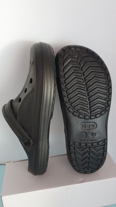 Crocsy nowe męskie czarne w rozmiarze 45