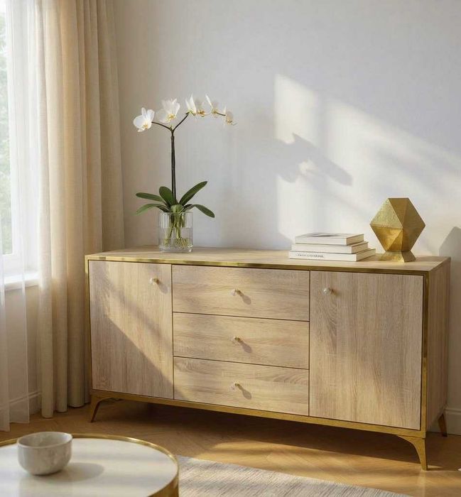 Ekskluzywna Komoda Salonowa Styl Nowoczesny, glamour, szerokość 150 cm
