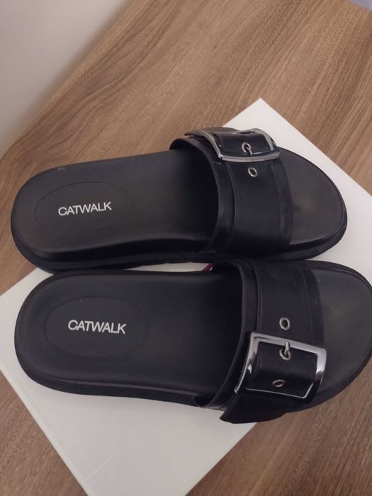 Buty Klapki czarne
