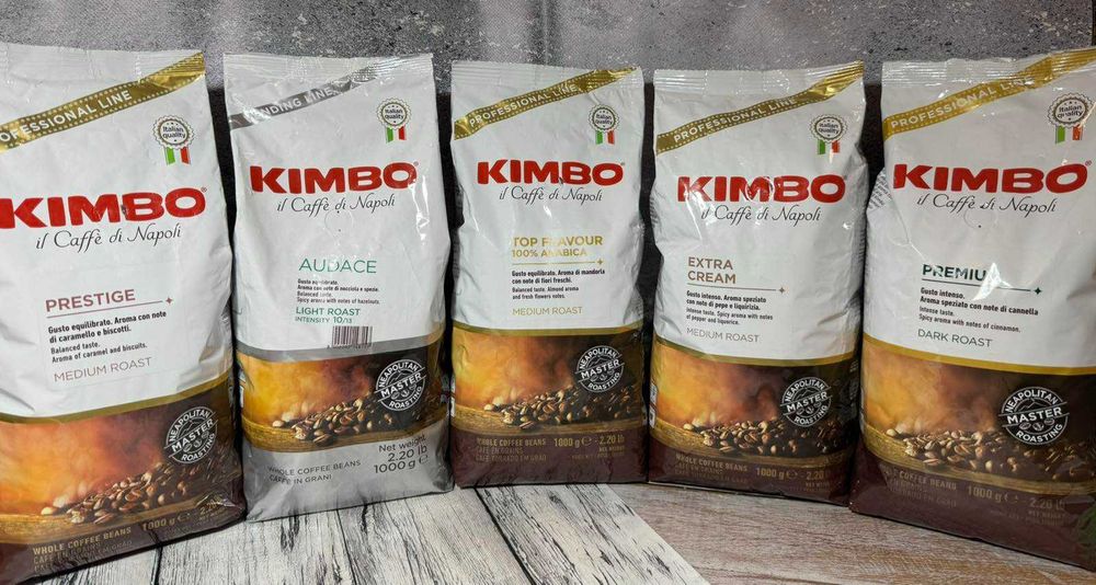 Кава в зернах Kimbo 5 видів 1 кг