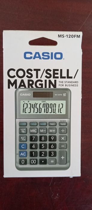 Máquina calculadora Casio MS-120 FM