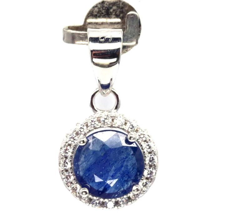 Wisiorek srebro 925 Naturalny Kyanit Rod