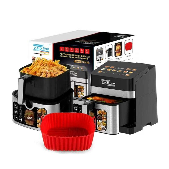 Аерофритюрниця Zepline ZP-00344 на 13 л 4200 Вт на 12 програм