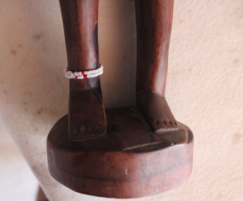 Artesanato Africano – Guerreiro Maasai – Peça Decorativa