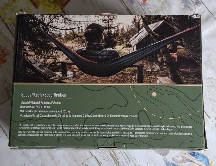 Hamak z Moskitierą Wild Trek
