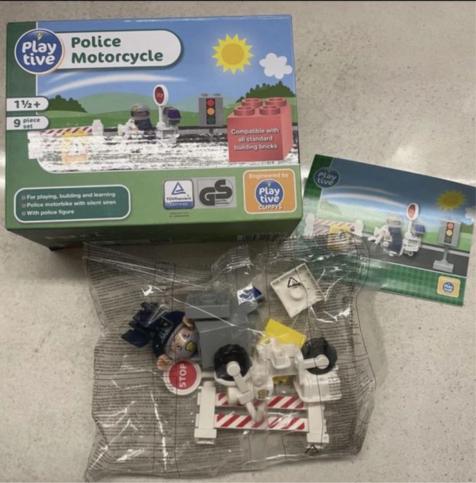 Zestaw Playtive- Policyjny Motocykl NOWY