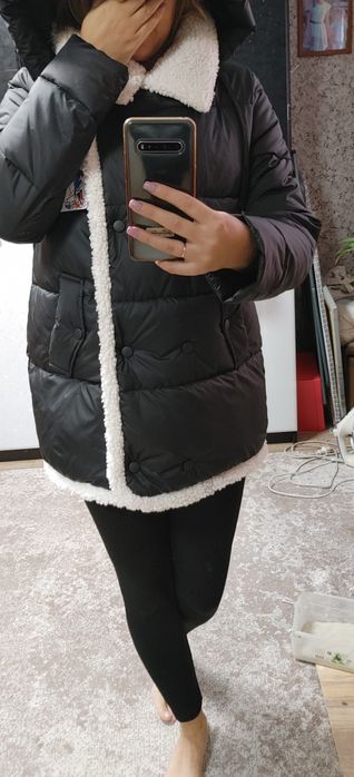 Пуховик з хутром