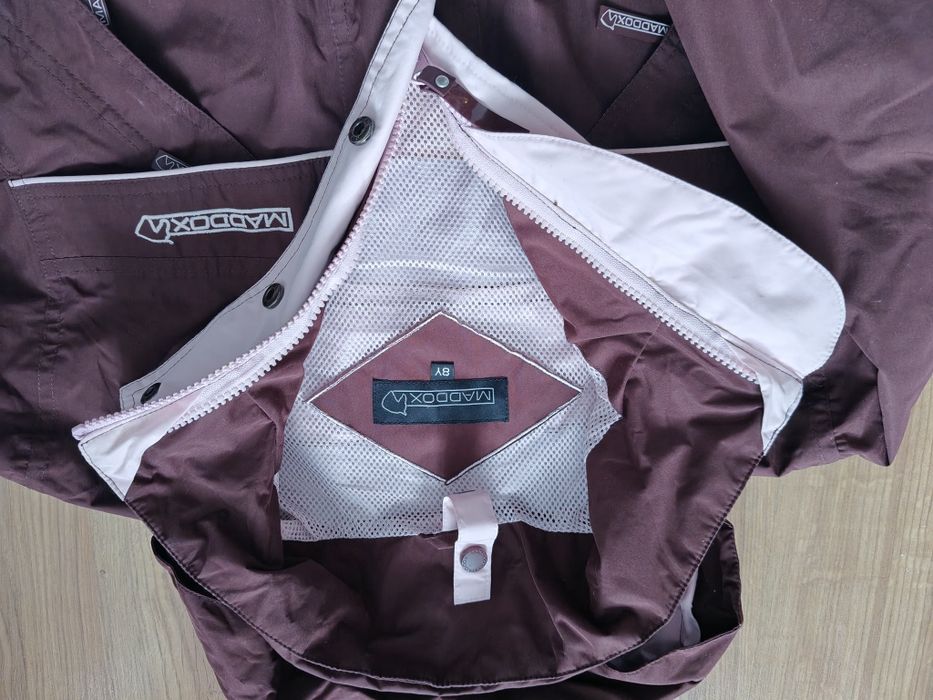 Ciepła kurtka zimowa dla dziewczynki r.128