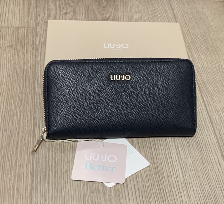 Portfel damski Liu Jo Better XL Midnight  granatowy nowy