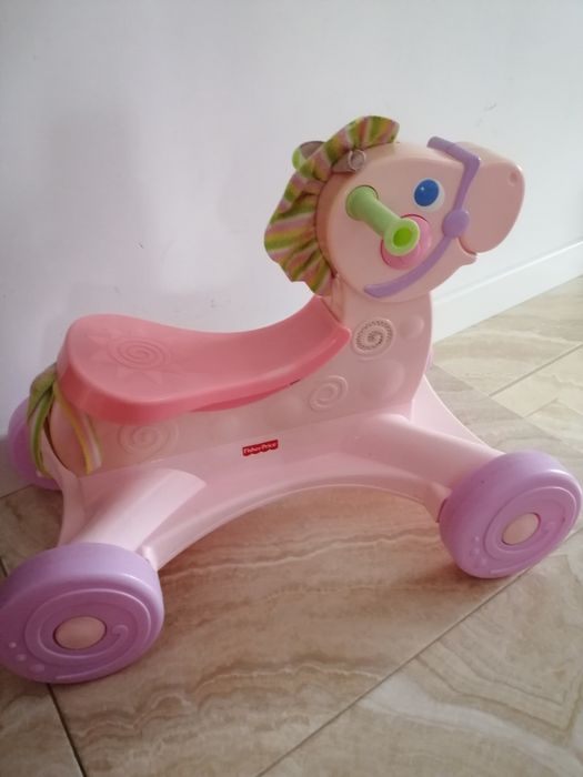 Konik jeździk pchacz Fisher Price