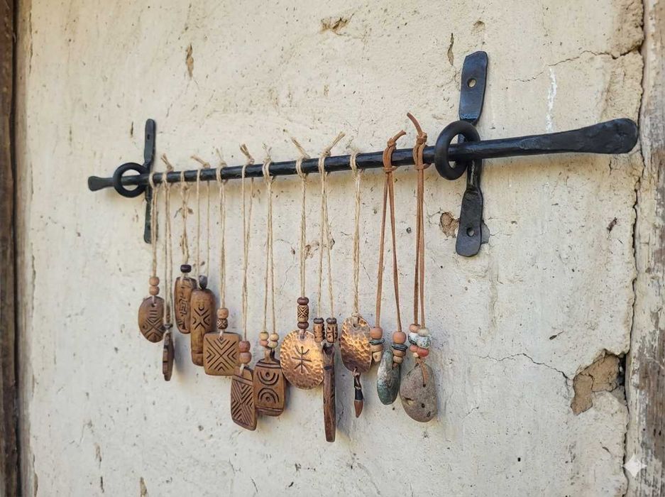 Hak obejma do drążków lub makram. Pętla 15 mm czarna 2 sztuki