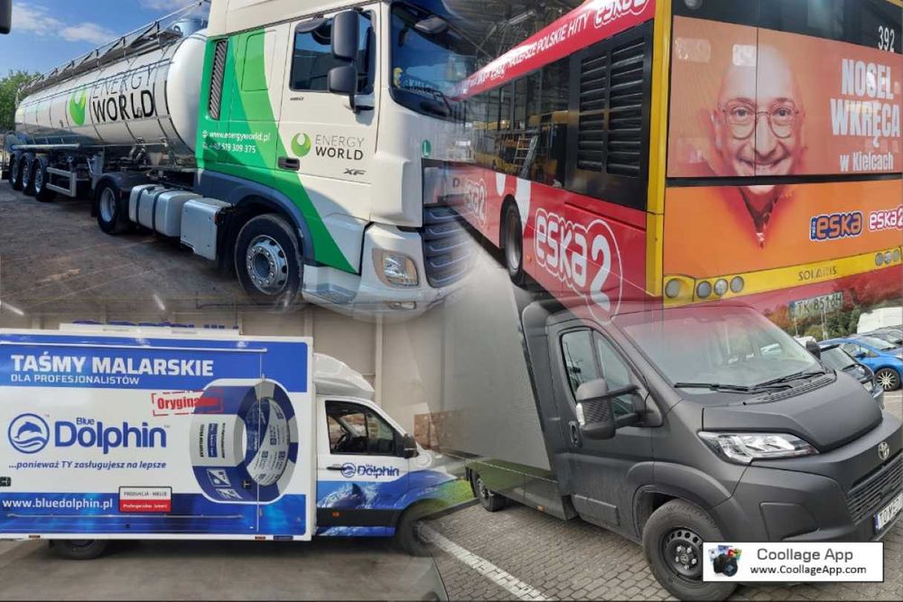 Oklejanie pojazdów samochodów motocykli Kielce