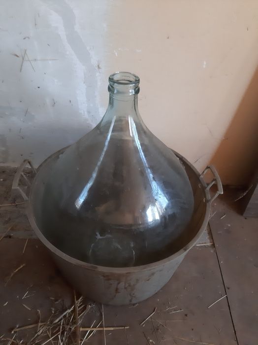 Butla do wina. Gonsior. Balon na wino 34 L. Z KOSZEM