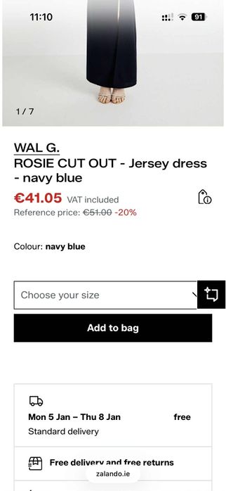 Sukienka WAL G. Rosie Cut Out