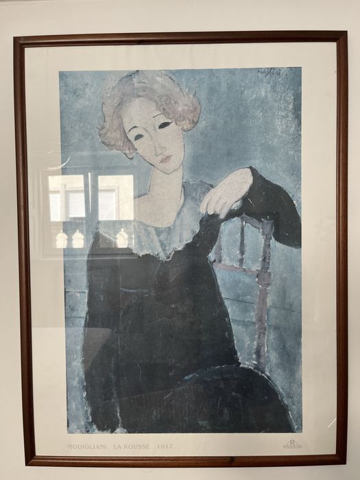 Gravura Modigliani com moldura