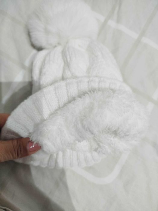 Gorro feminino branco