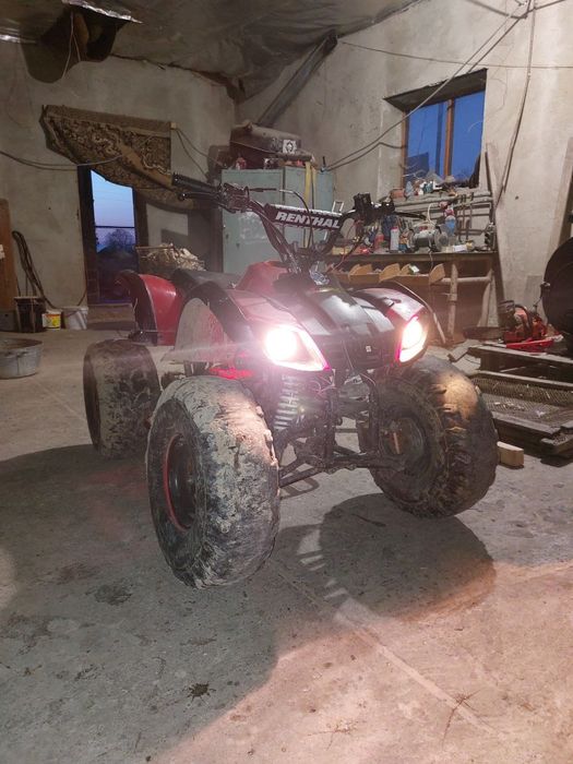 Квадрік 125 ATV сам він проїхав 758 км максимальна швидкість 65 км