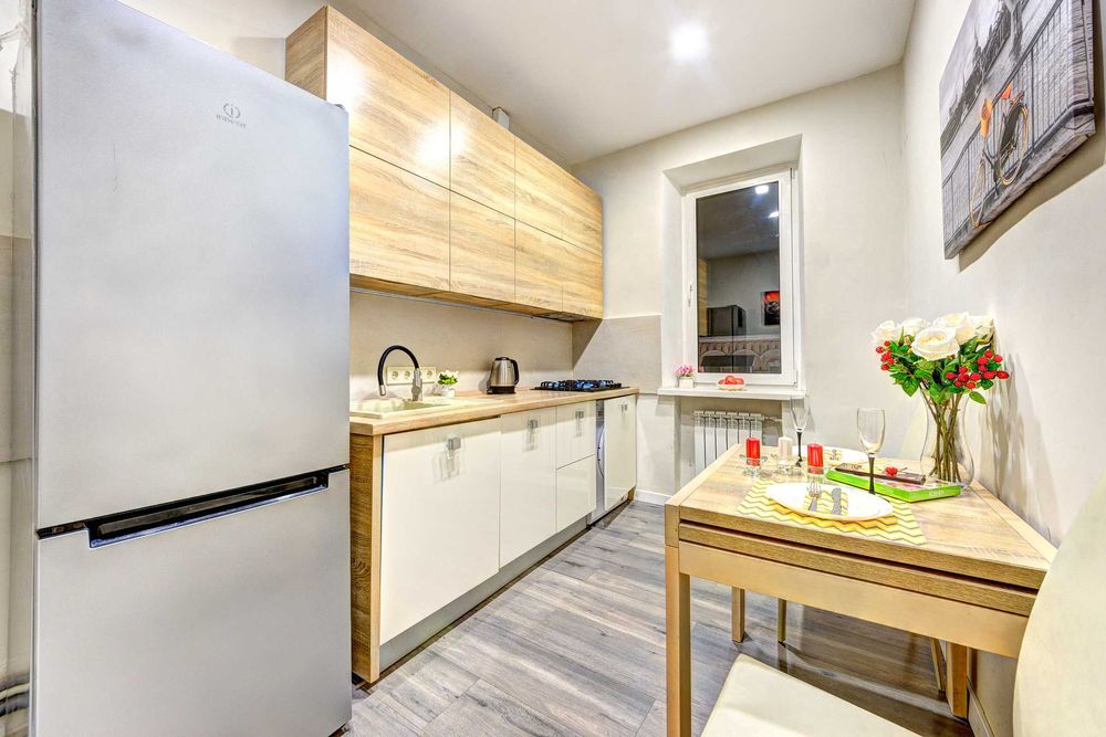 Квартира посуточно авторский ремонт 2к в центре м. «Олимпийская»