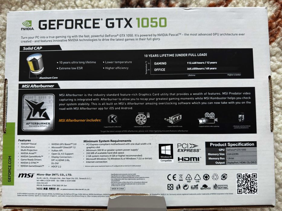 Nvidia GTX 1050ti