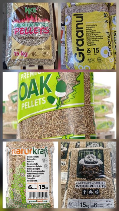 Pellet pelet  sosna Dąb