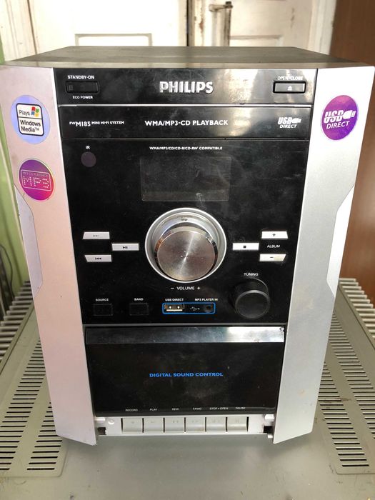 Музыкальный центр Philips FWM185/12 (FM, CD, USB, AUX, касеты): 400 грн ...