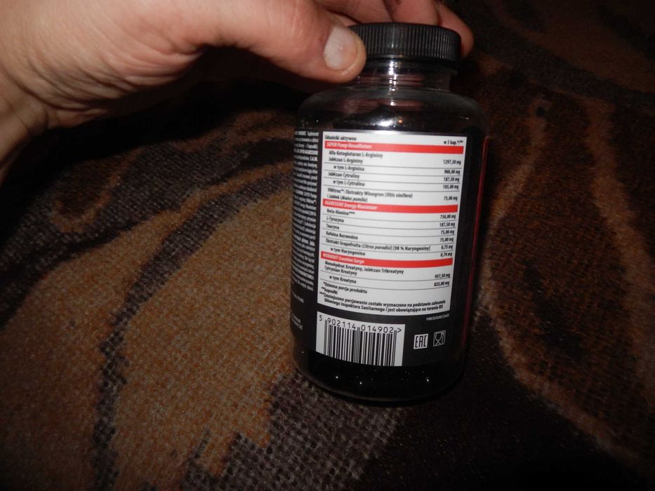 Wyprzedaż->TREC Saw 120 kaps PRE-WORKOUT Siła energia kofeina  S.A.W.