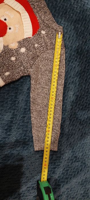 Sweter ciepły Mikołaj Święta  92 bliźniaki