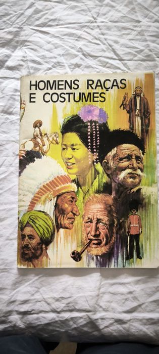 Caderneta de Cromos COMPLETA - Homens Raças e Costumes (1978)