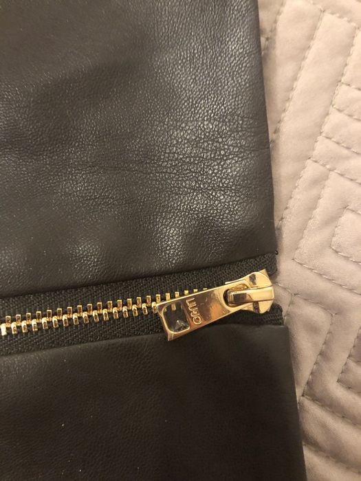 Sukienka Liu jo czekoladowy brąz nowa skora