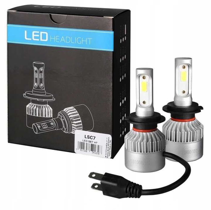 H1 H7 H11 LED Żarówki x2 80W 12-24V 6500K MAŁE MTECH Sklep WARSZAWA