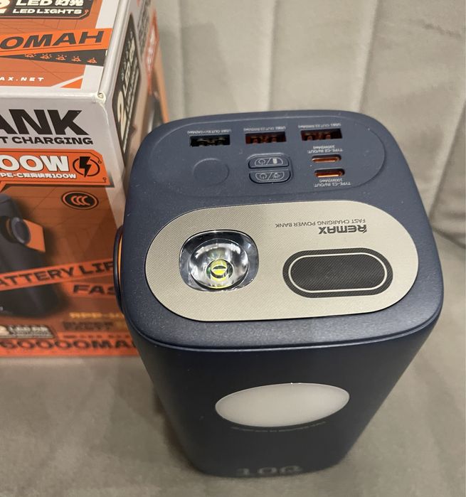 Повербанк REMAX RPP-100 60000 mAh 100W для ноутбука та телефона