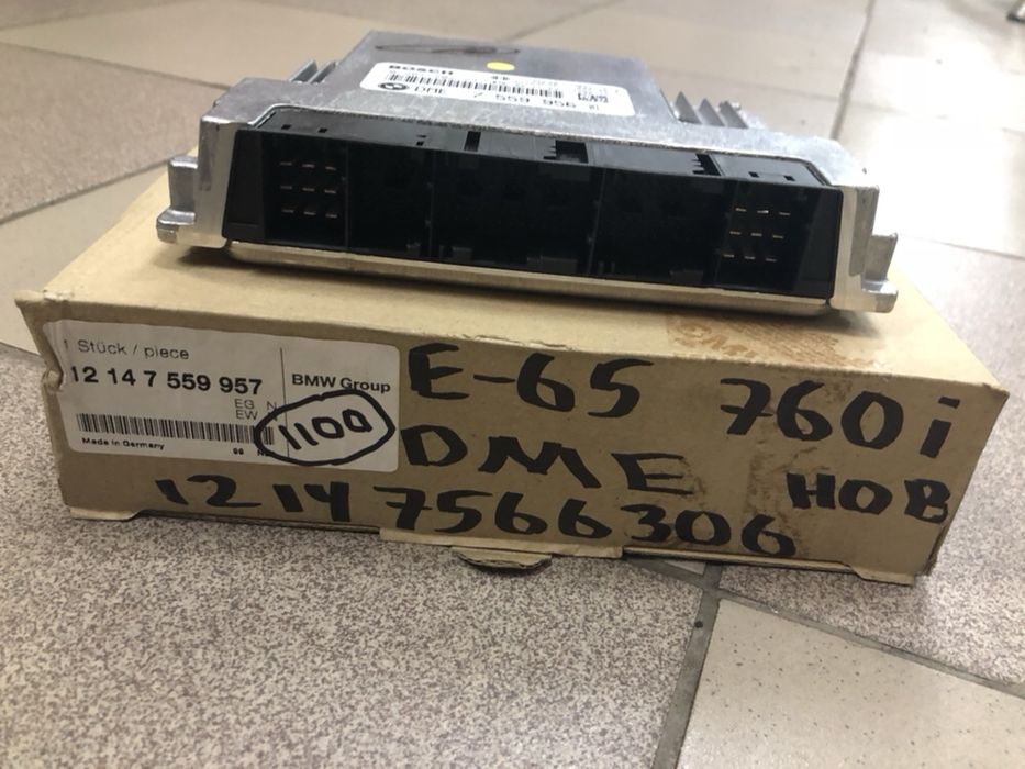 Мозги Bmw n73 . Блок управления двигателем DME bmw e65,66. 760. Новый.