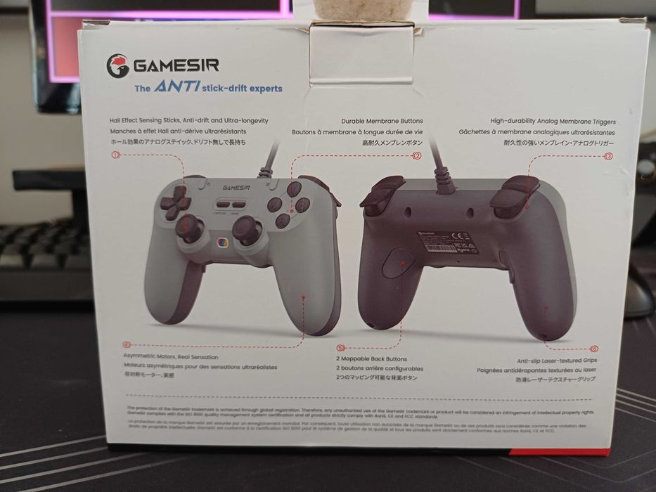 GameSir Tegenaria Lite Wired Symmetric Game Controller. Switch, Android, iOS, PC, Steam