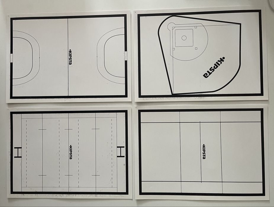 Teczka magnetyczna KIPSTA dla trenera planowanie taktyki