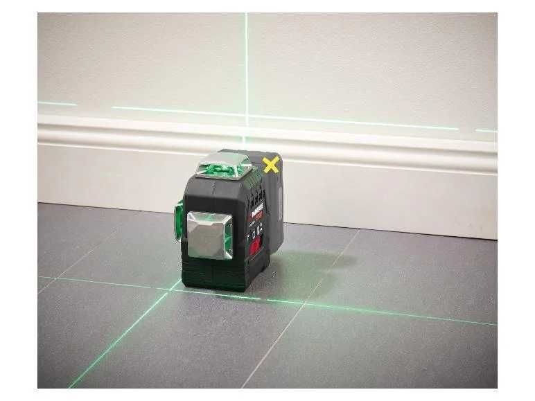 Nível de laser de linha cruzada Parkside 20 V