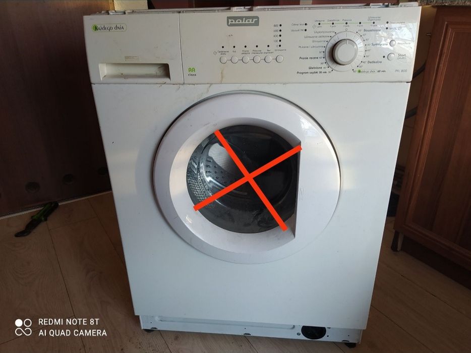 Pralka polar PFL800 panel programatora