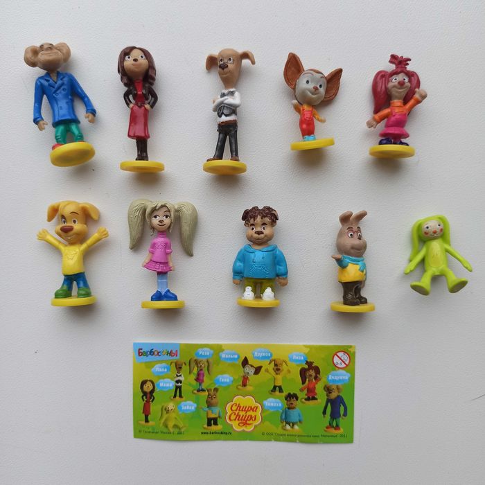 Фіксики, мімімішки, барбоскіни, колекції фігурок