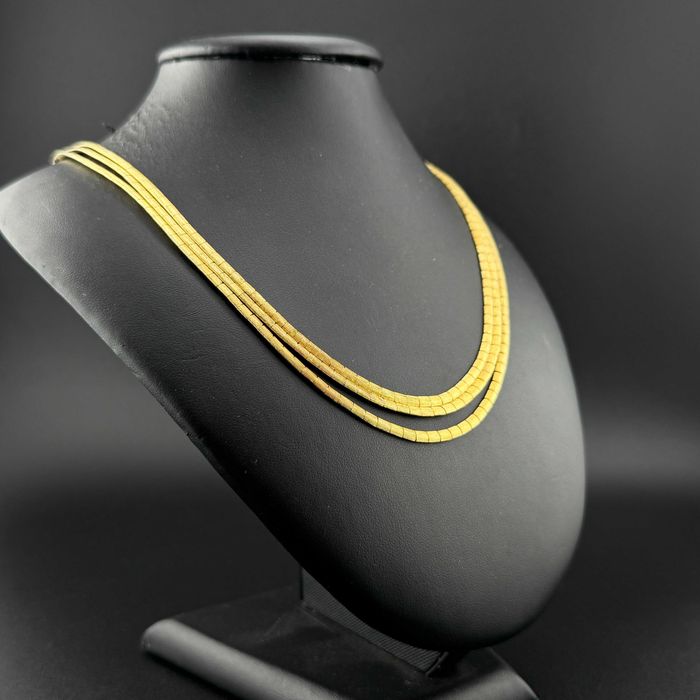 Złoty Naszyjnik "SNAKE" | JAK NOWY | 750 | 47.5G