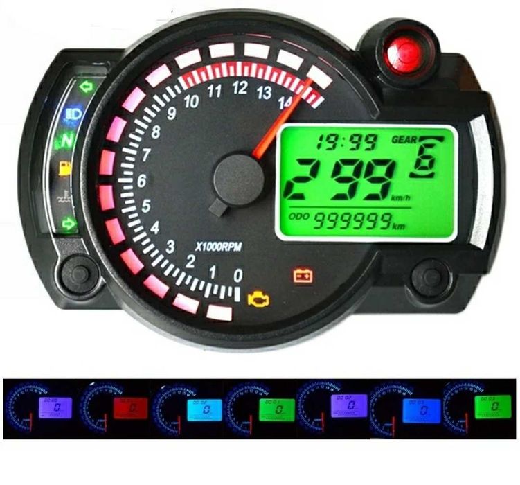 Velocímetro moto digital