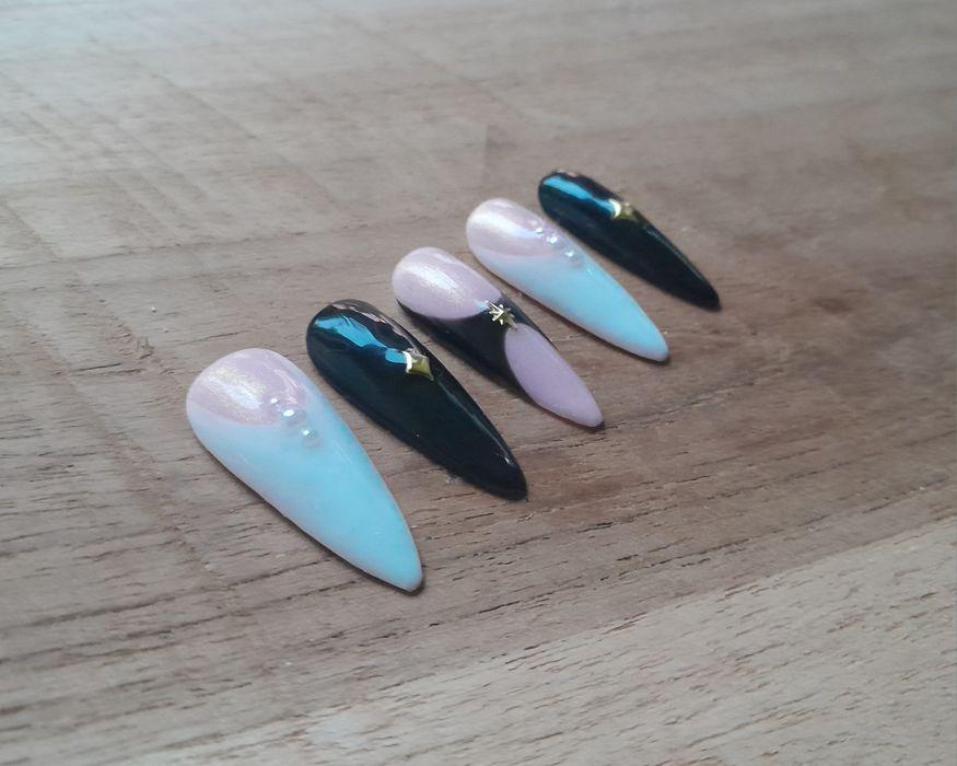 Tipsy Press On handmade