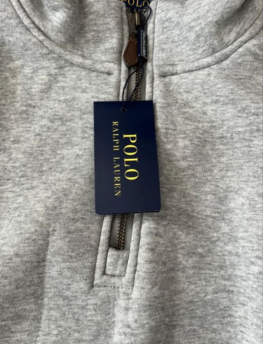 Camisola Polo Ralph Lauren Cinzenta Half-Zip | Original