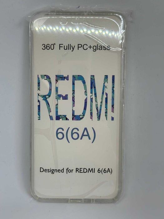 Xiaomi Redmi 6/6A Obudowa Etui Case z wbudowanym szkłem ochronnym k718