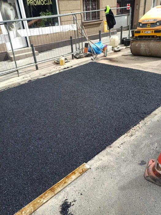 Asfalt Maszynowe układanie Masy Bitumicznej Remont Dróg Frezowanie