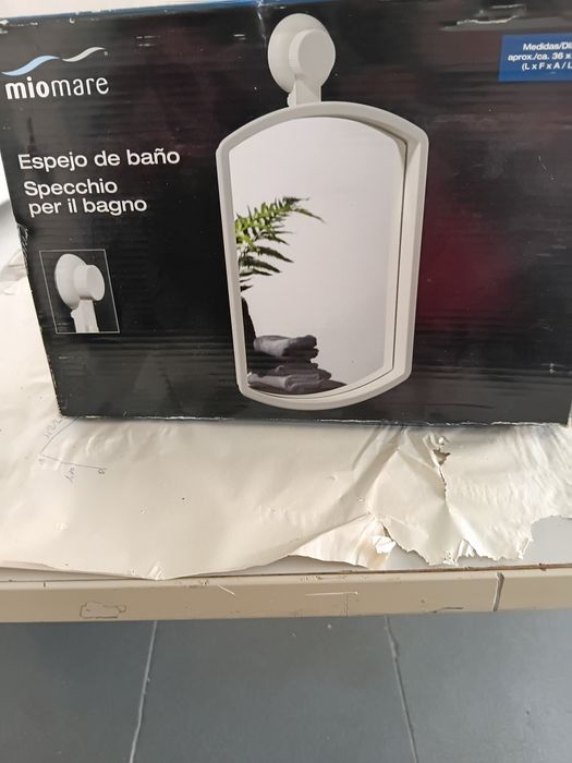 Espelho para casa de banho  ( novo na caixa)