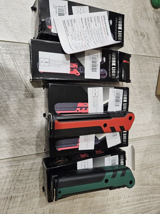 Ліхтар водонепроникний з usb-зарядкою магнітом/гачком