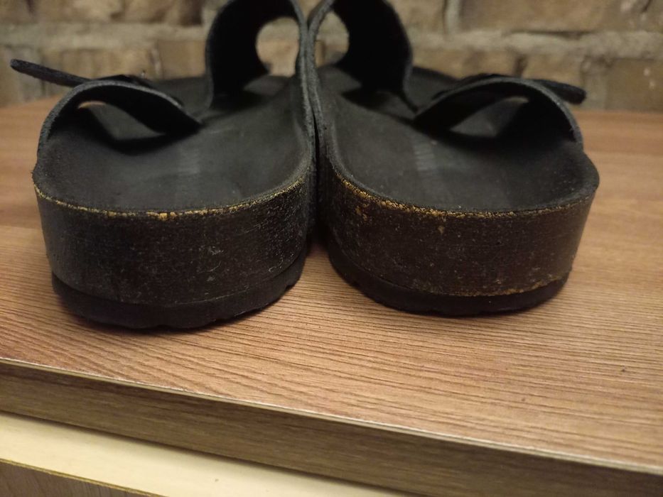 Кожаные шлепки, вьетнамки  флип-флопы Dr. Brinkmann Birkenstock р 47.