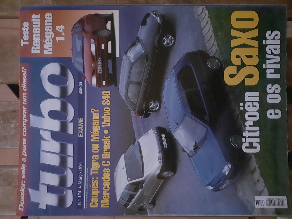 Revistas antigas "turbo" - lote ou unidade