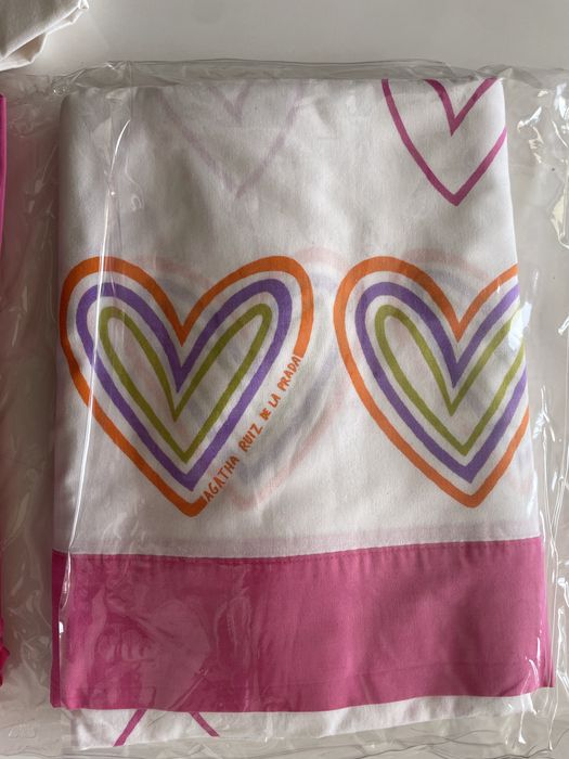 Lençois e fronhas de almofadas Agatha Ruiz de La Prada, cama de casal